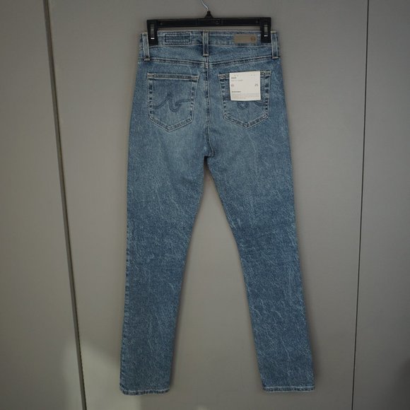 New AG Mari High Rise Slim Straight Leg Jeans in 18 Years Pride size 25 - Picture 4 of 16